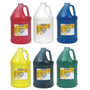 Handy Art Little Masters Washable Tempera Paint, 128 oz. Bottles, 6 Colors, Pack of 6 (RPCHA128PC-6)