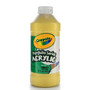 Crayola Portfolio Series Acrylic Paint Turner'S Yellow 16 Oz. [Pack Of 2] (2PK-20-4016-730)