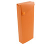 JAM Paper Plastic Snap Pencil Case, Orange (166530565)