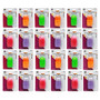 CLI Manual Pencil Sharpener, Assorted Colors, 24/Pack (CHL80735BN)