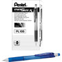 Pentel EnerGize-X Mechanical Pencil, 0.5mm, #2 Medium Lead, Dozen (PL105C)