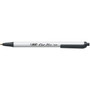 BIC Clic Stic Retractable Ballpoint Pen, Medium Point, 1.0mm, Black Ink, 24/Pack (CSM241-BLK)