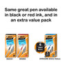 BIC Round Stic Grip Xtra Comfort Ballpoint Pens, Medium Point, Blue Ink, 12/Pack (GSMG11BE)