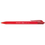 Paper Mate InkJoy 100 Retractable Ballpoint Pen, Medium Point, Red Ink, 12/Pack (1951252)