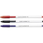 SkilCraft Stick Ballpoint Pens, Medium Point, Blue Ink / White Barrel, 12/Pk (65dd7618e8837636b11e409c_ud)