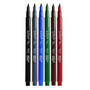 Uchida® LePen® Flex, Assorted Primary Colors, 6/Pack (UCH48006A)