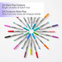 Sharpie Color Burst Permanent Markers, Ultra Fine Tip, Assorted, 24/Pack (1949558)
