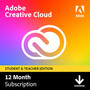Adobe Creative Cloud for Windows/Mac (1-User) [Download, 1-Year Student & Teacher Subscription] (65dd7758e8837636b11e49f8_ud)