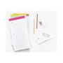Lake + Loft the Big ta-do Notepad, 7" x 14", Ruled, White/Papaya, 52 Sheets/Pad (BTD-001)