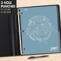 Mead We Mean Green 3-Hole Punched 2-Pocket Paper Folders, Assorted Colors (330000F)