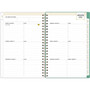 2024 Blue Sky Day Designer Peyton White 5" x 8" Weekly & Monthly Planner, Multicolor (103619-24)