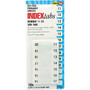 Redi-Tag® Self-Stick Index Tabs, 11-20, White, 7/16" x 1", 104 Tabs per Pack (31002)