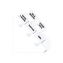 Redi-Tag Laser Tabs, White, 1.13" Wide, 100/Pack (33117)