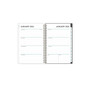 2024 Blue Sky Winnie Charcoal 5" x 8" Weekly & Monthly Planner, Multicolor (143707)