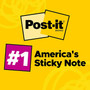 Post-it Notes, 1 3/8" x 1 7/8", Canary Collection, 100 Sheet/Pad, 24 Pads/Pack (65324VADB)