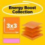 Post-it Super Sticky Pop-up Notes, 3" x 3", Energy Boost Collection, 90 Sheet/Pad, 18 Pads/Pack (R33018SSAUCP)