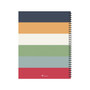 2023-2024 TF Publishing Striped 9" x 11" Academic Weekly & Monthly Teacher Planner, Multicolor (AY24-9600)