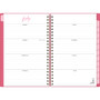 2023-2024 Blue Sky Travel Write Draw 5" x 8" Academic Weekly & Monthly Planner, Rouge Red (142638)