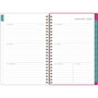 2024 Blue Sky Kelly Ventura Magenta Bloom 5" x 8" Weekly & Monthly Planner, Multicolor (140947-24)