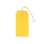JAM Paper® Gift Tags with String, Medium, 2 3/8 x 4 3/4, Yellow, 10/pack (39197121)