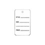NAHANCO 1 3/4" x 2 7/8" Large Strung All Purpose Tag, White, 1000/Pack (65dd804ee8837636b11ea5a7_ud)