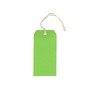 JAM Paper® Gift Tags with String, Medium, 2 3/8 x 4 3/4, Green, 10/pack (39197116)