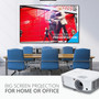 ViewSonic 4000 Lumens WXGA Networkable Projector with 1.3x Optical Zoom and Low Input Lag, White (PG707W)