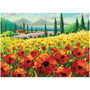 Willow Creek Field of Poppies 1000-Piece Jigsaw Puzzle (49472)