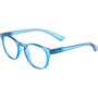 SAV Eyewear Kids Blue Light Glasses, Round Dark Blue Frame (EKBL02-000-401)