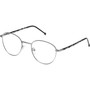 SAV Eyewear Armani No Power Reading Glasses, Silver (EBXNP03-000-040)