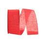 JAM Paper Burlap Ribbon, 2 1/2"W x 20 yds., Red (52640349004)