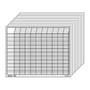 Creative Shapes Horizontal Incentive Charts, White, Set of 12 (SE-346)