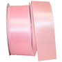 JAM Paper Single Face Satin Ribbon, 2 1/2"W x 50 yds., Pink (J92575W06140KA)