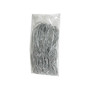 JAM Paper® Elastic String Ties, Medium, 16 Loop, Silver Metallic, Packs of 50 (6564976B50)