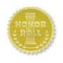 Hayes Publishing Gold Foil Embossed Seals, Honor Roll, 54 Per Pack, 3 Packs (H-VA370-3)