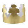 Hygloss Bright Gold Crowns, 24 Per Pack, 3 Packs (HYG65244-3)