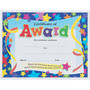 Trend Enterprises "Certificate of Award" Certificates, Assorted Colors, 8 1/2"H x 11"W, 30/Pack (T2951)