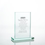 Baudville Jade Character Trophy, 6" x 5", Clear (1375283TWC31)