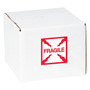 Tape Logic Labels, "Fragile", 2" x 2", Red/White, 500/Roll (DL1316)