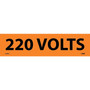 Voltage Marker; Adhesive Vinyl, 220 Volts, 2 1/4X9 (65dd85a4e8837636b11ed079_ud)