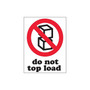 Do Not Top Load Shipping Label, 3" x 4" (65dd85dde8837636b11ed2c9_ud)