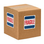 Tape Logic Labels, "Fragile", 4" x 4", Multiple, 500/Roll (SCL522)