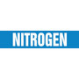 Accuform Self-Stick Pipe Marker, NITROGEN, 3/4" to 1-1/4", White/Blue (RPK533SSA)