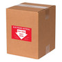 Tape Logic Labels, "Don't Drop Don't Crush - Electronic Material", 3" x 5", Red/White, 500/Roll (DL1315)
