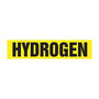 Accuform HYDROGEN Snap Tite Stock Pipe Marker For 1 1/2" - 2"Dia. Pipe, Black/Yellow (RPK453STB)