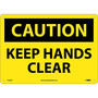 Keep Hands Clear, 10X14, .040 Aluminum, Caution Label (65dd86ece8837636b11eda54_ud)