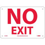 Fire, No Exit, 7" x 10", Rigid Plastic (65dd8727e8837636b11edb23_ud)