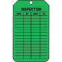 Accuform 5 3/4" x 3 1/4" PF-Cardstock Safety Tags "ATTENTION..", Black On Green, 25/Pack (TRS328CTP)