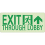NYC Exit Through Lobby Sign, Forward Right Side, 7X16, Rigid, 7550 Glo Brite, MEA Approved (65dd880ee8837636b11ede06_ud)