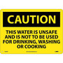Caution, This Water Is Unsafe And Is Not To Be Used For Drinking, Washing Or Cooking, 10X14 (65dd8820e8837636b11ede41_ud)